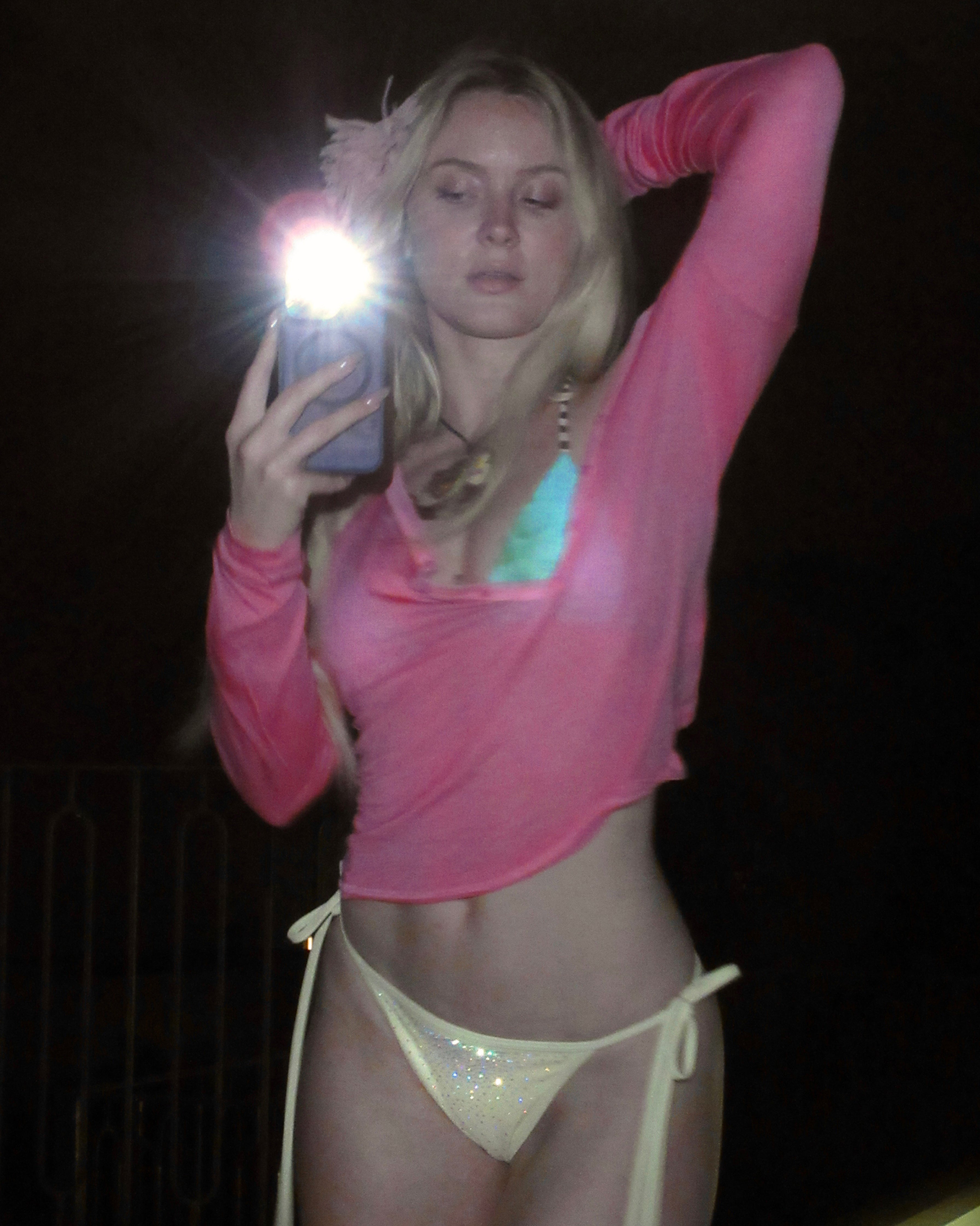 Niihai X Main Rose Triangle Bikini Bottom, Butter Yellow
