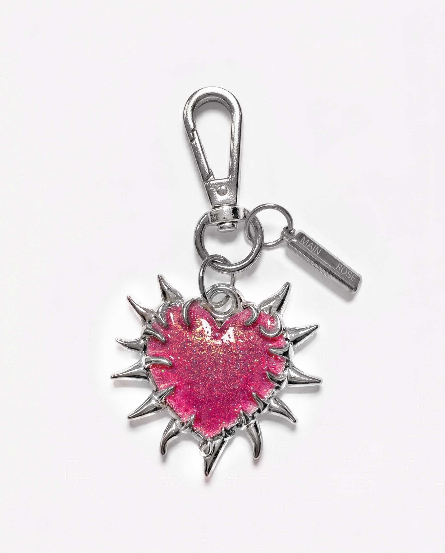 Charm Heart, Hot Pink – MAIN ROSE