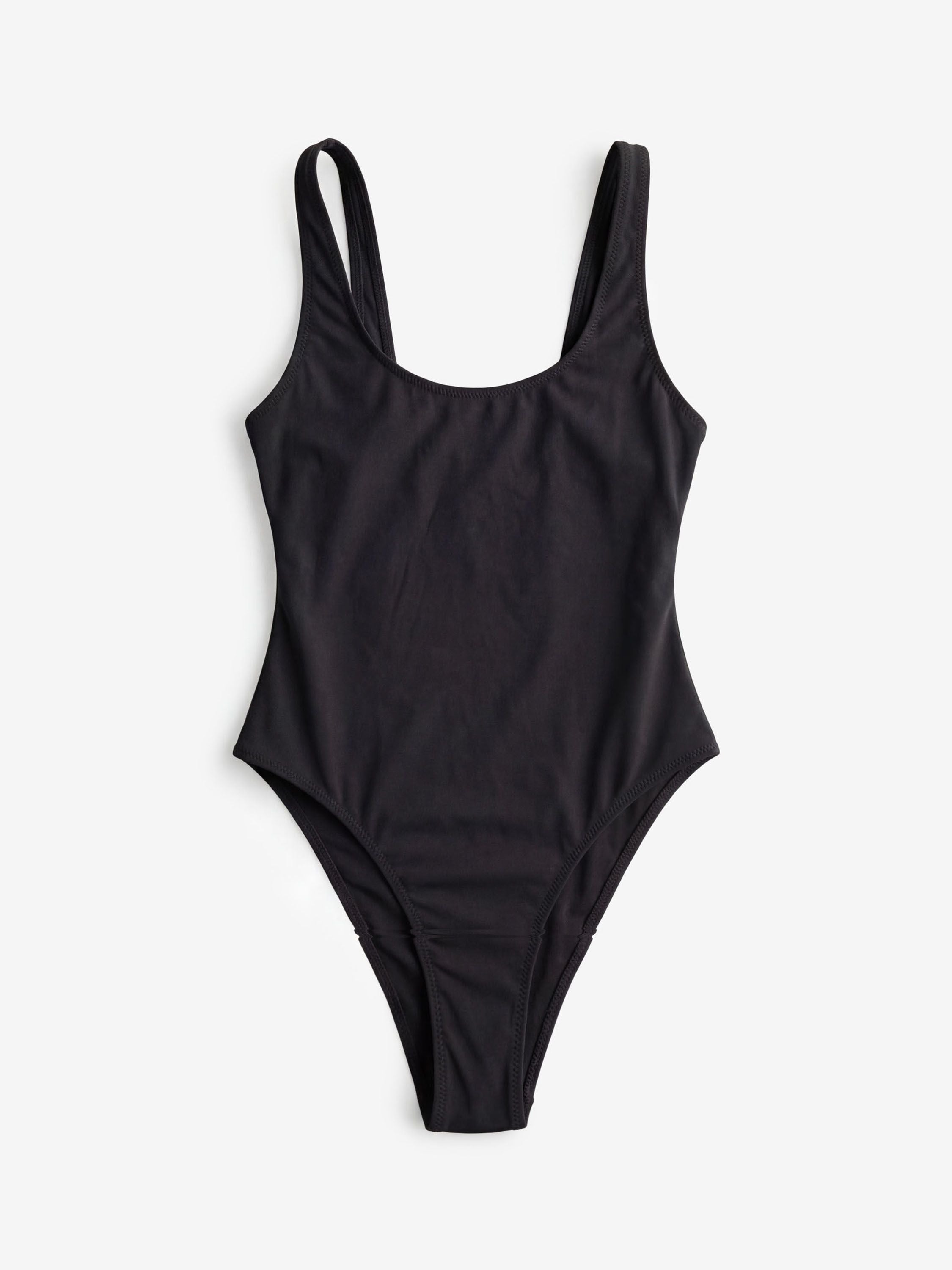 Main Rose Scoop Swimsuit Black