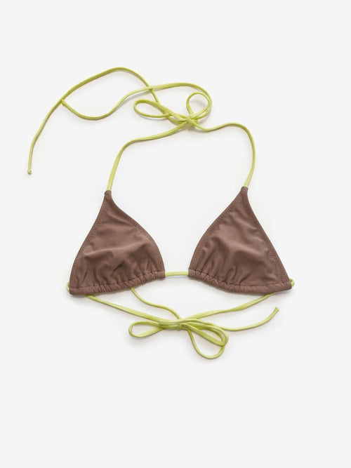 Main Rose Triangle Bikini Taupe 