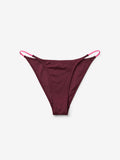Minimal Brief Bikini Bottom Burgundy Hot Pink