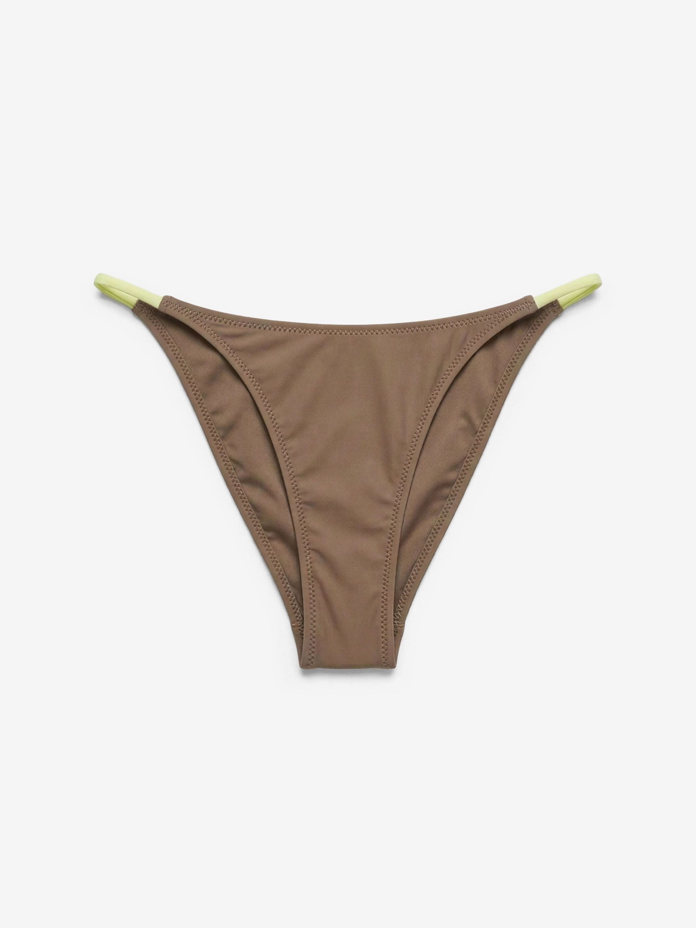 Minimal Brief Bikini Bottom Taupe & Citrus