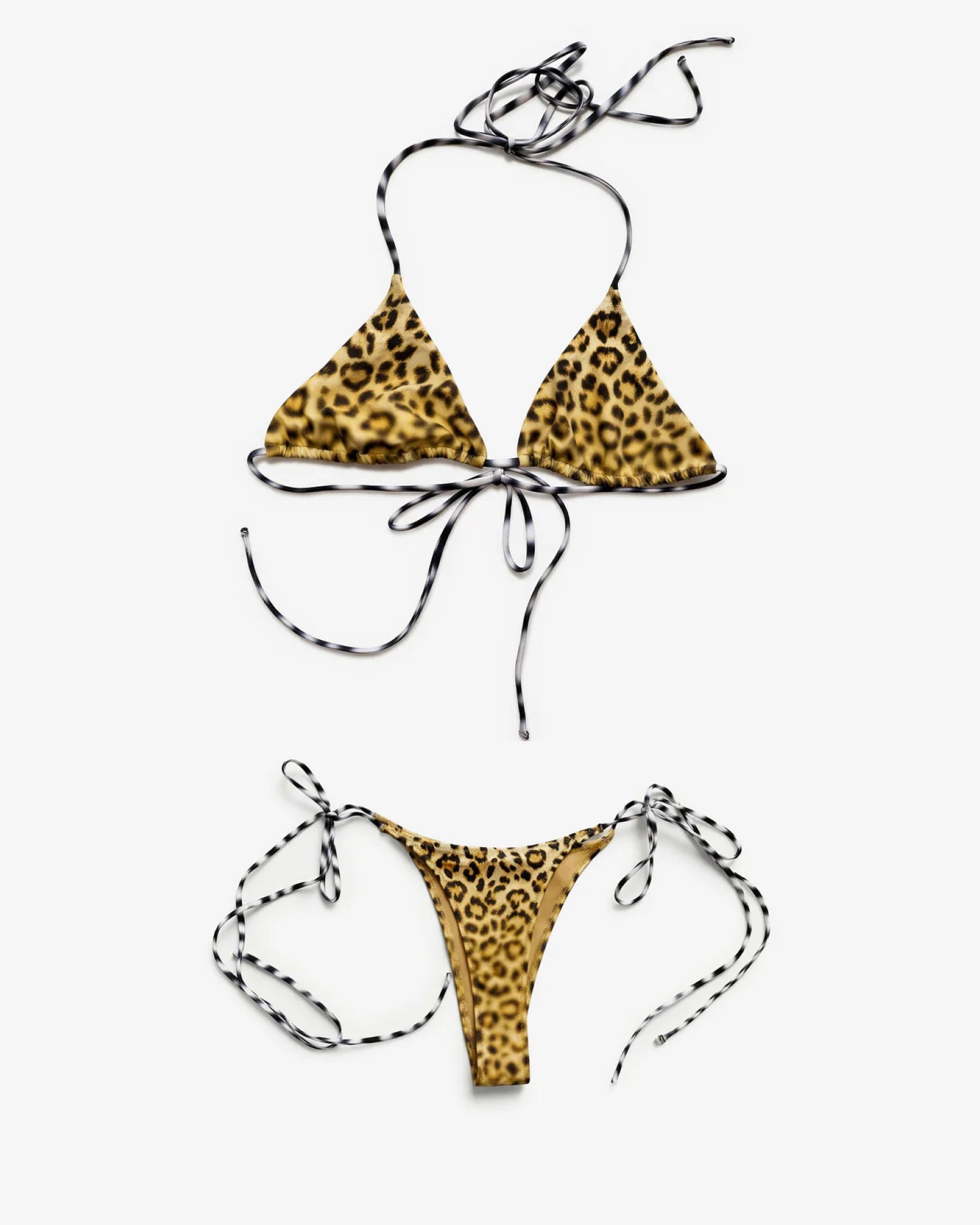 Basic Beach Triangle Set, Leopard