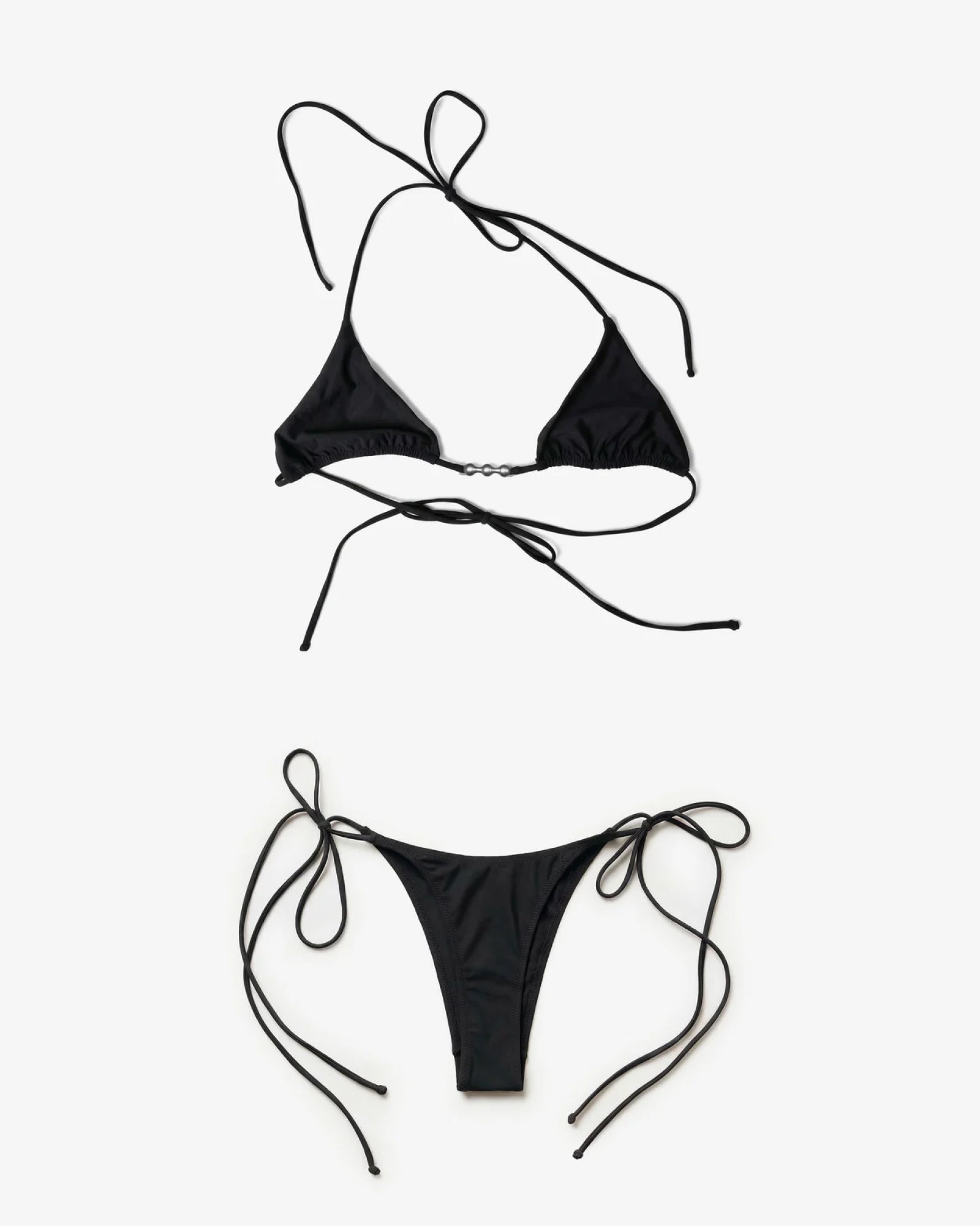 Bling Beach Triangle Set, Black