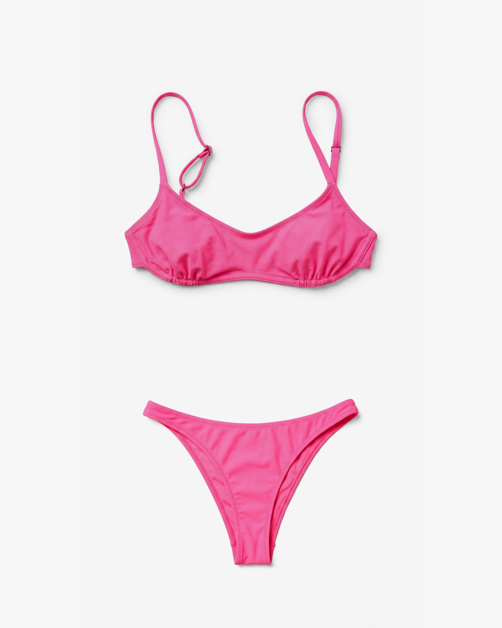 Eclipse Scoop & Brazilian Set, Hot Pink