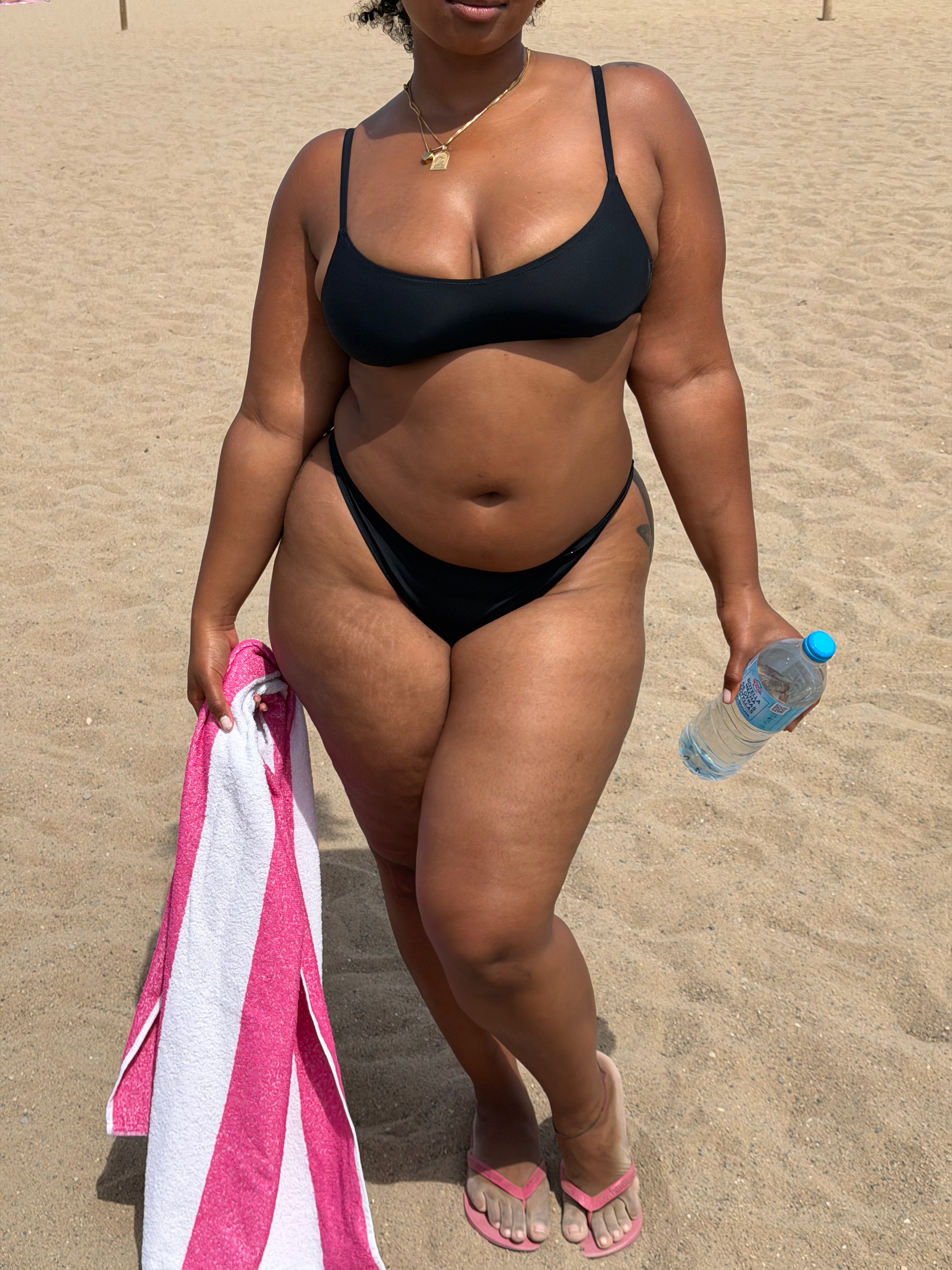 Eclipse Scoop Bikini Top, Black