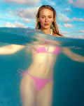 Bling Beach Triangle Set, Hot Pink