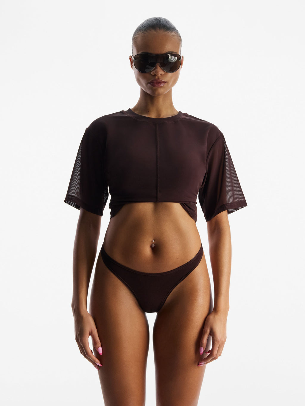 Pure Modal Thong, Espresso