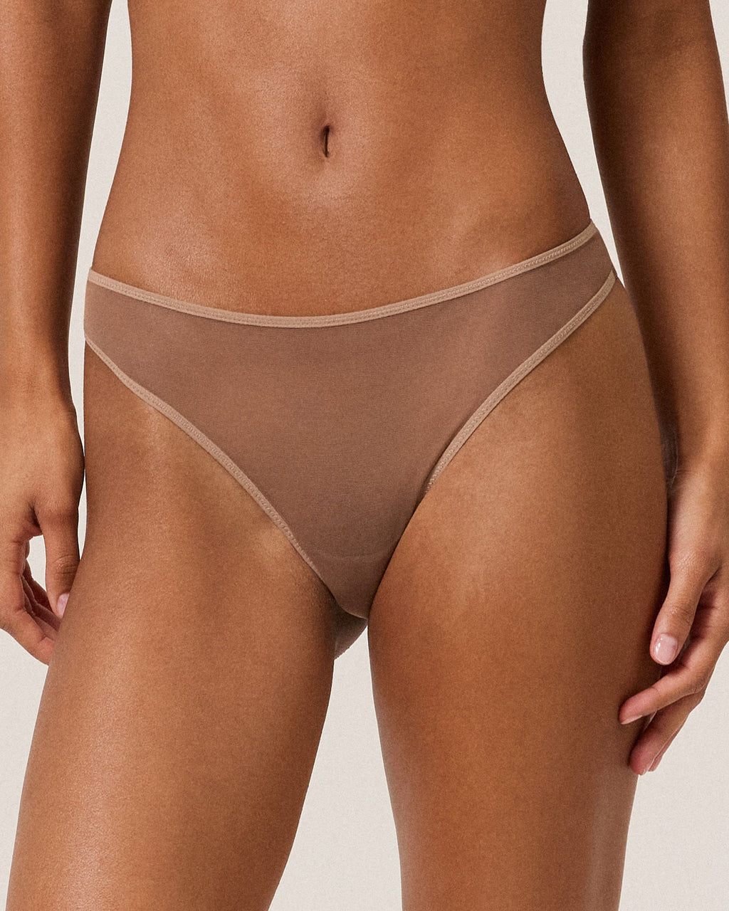 Fine Mesh Cheeky, Taupe