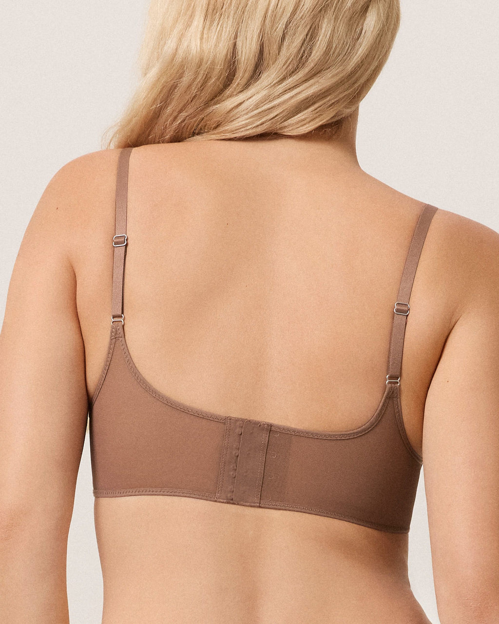 Micro Flex Scoop Bra, Taupe