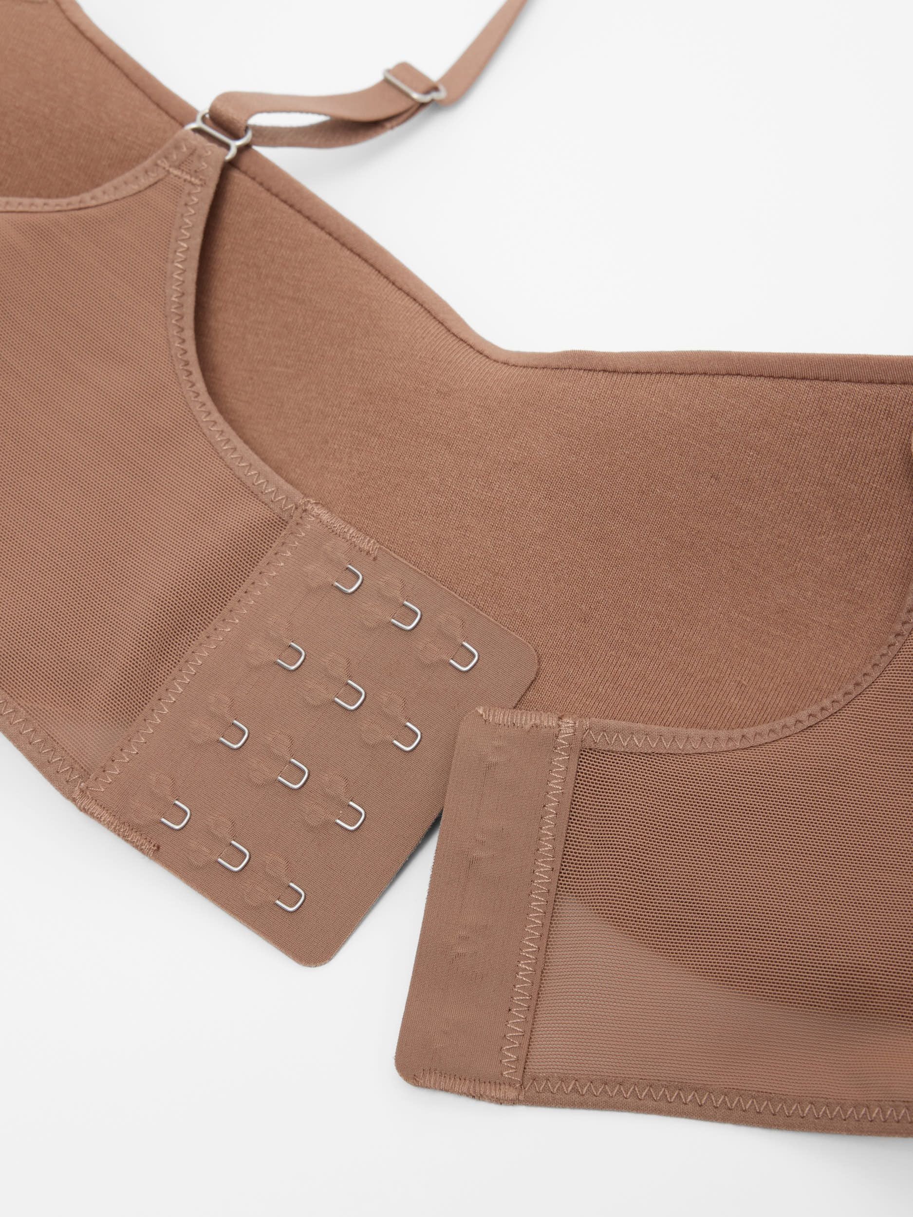 Micro Flex Scoop Bra, Taupe