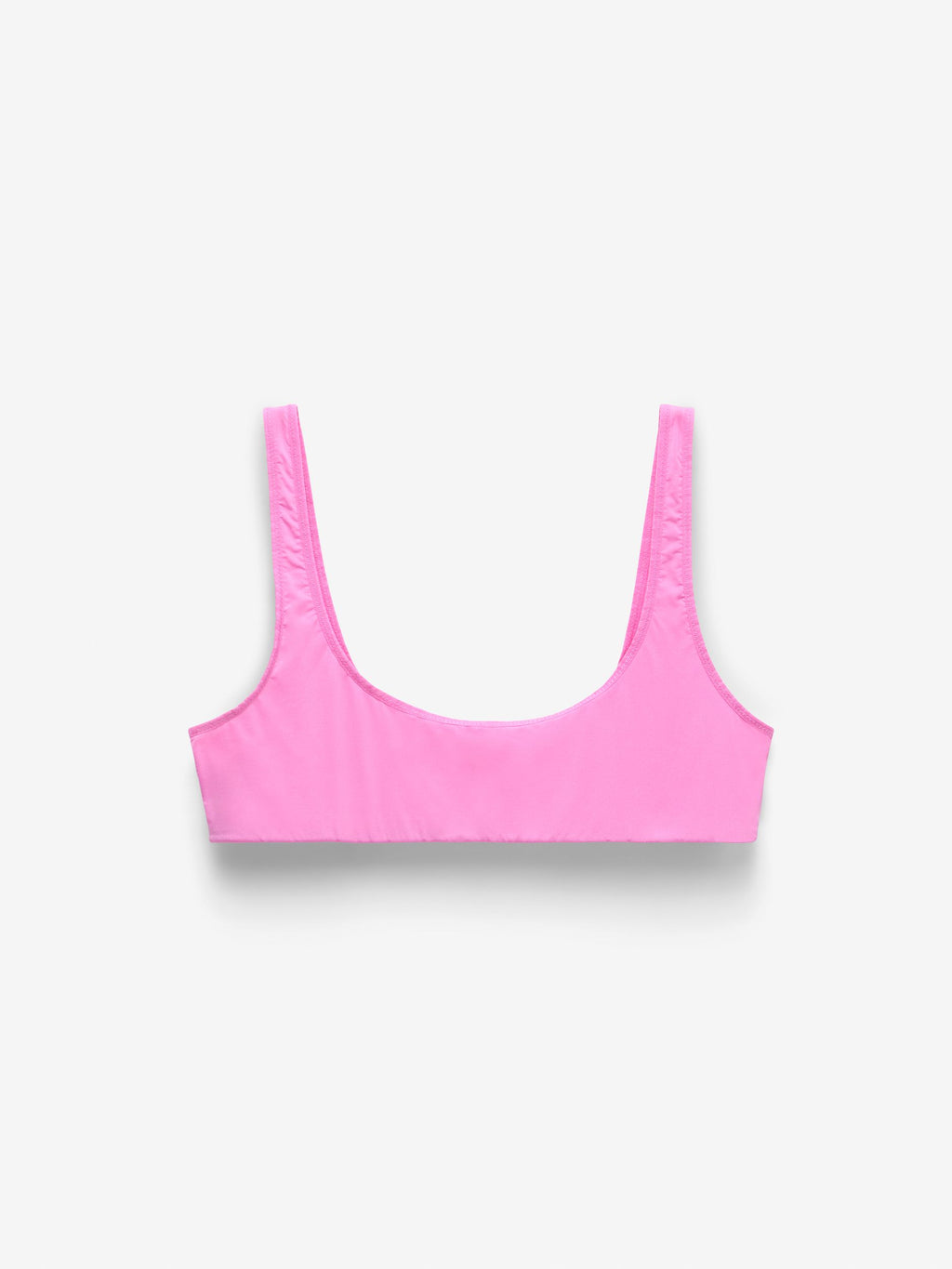 Micro Flex Minimal Scoop Bralette, Fuchsia