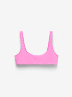 Micro Flex Minimal Scoop Bralette, Fuchsia
