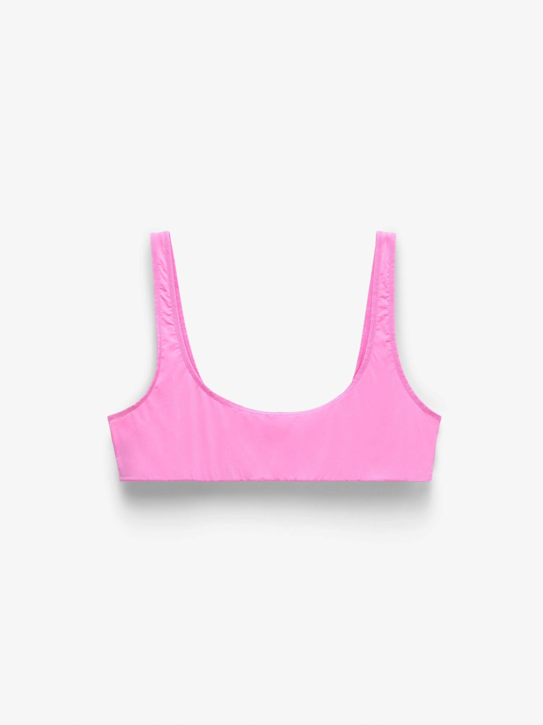 Micro Flex Minimal Scoop Bralette, Fuchsia