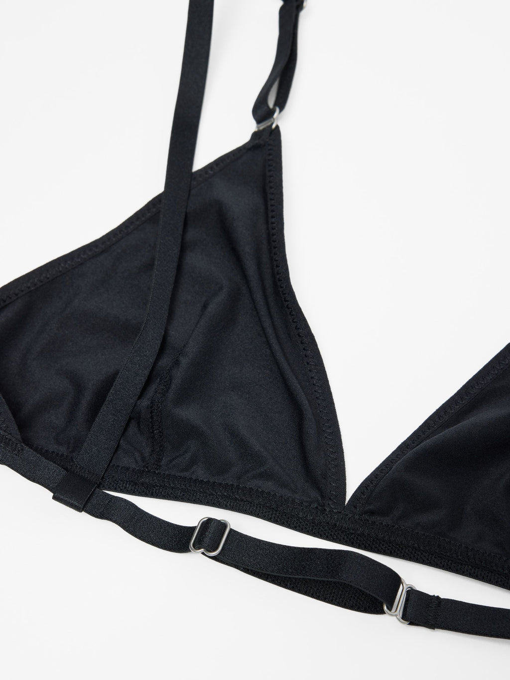 Micro Flex Triangle Bralette, Black