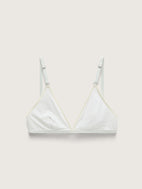 Micro Flex Triangle Bralette, White