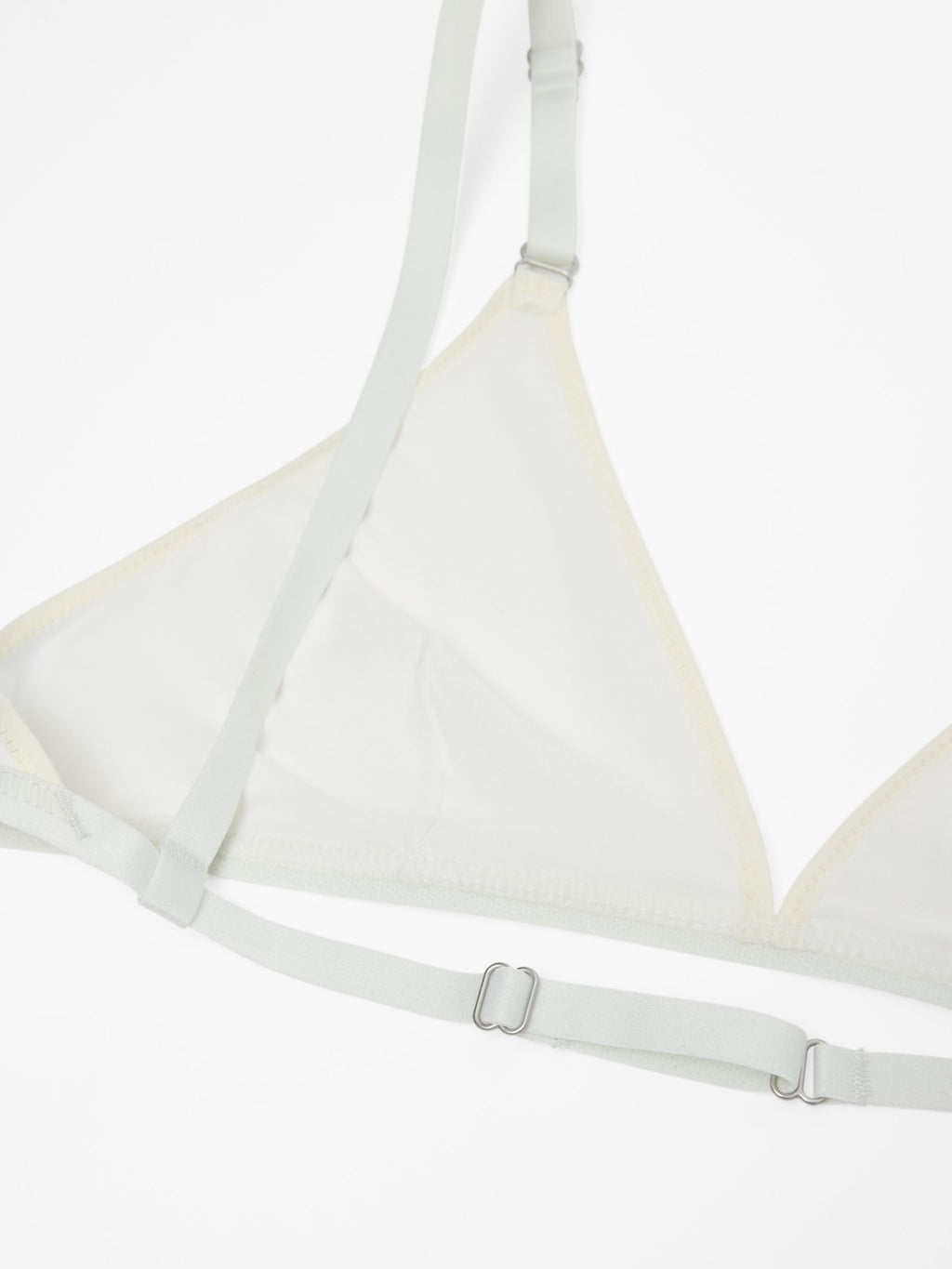 Micro Flex Triangle Bralette, White
