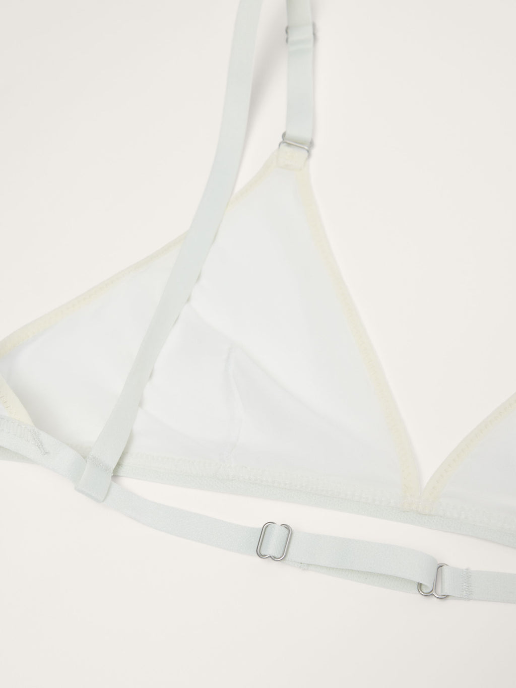Micro Flex Triangle Bralette, White