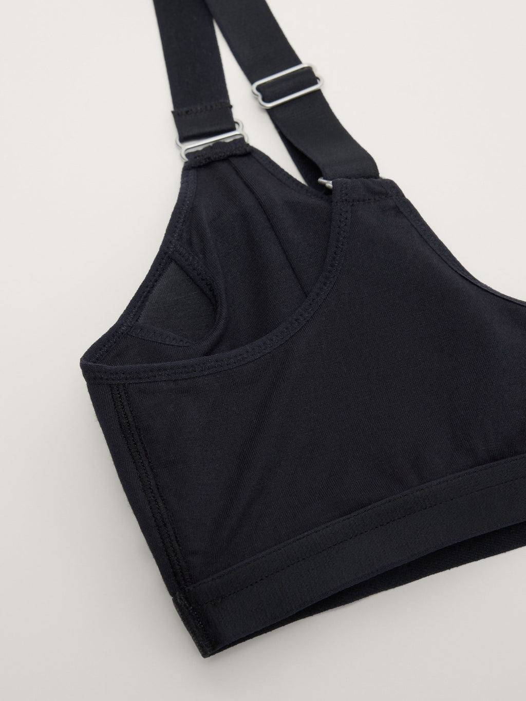 Pure Modal Plunge Bralette, Black