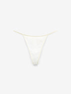 Micro Flex String Thong, White