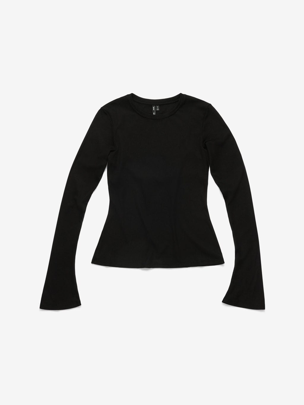 Ultrasoft Rib Long Sleeved Bra Top, Black