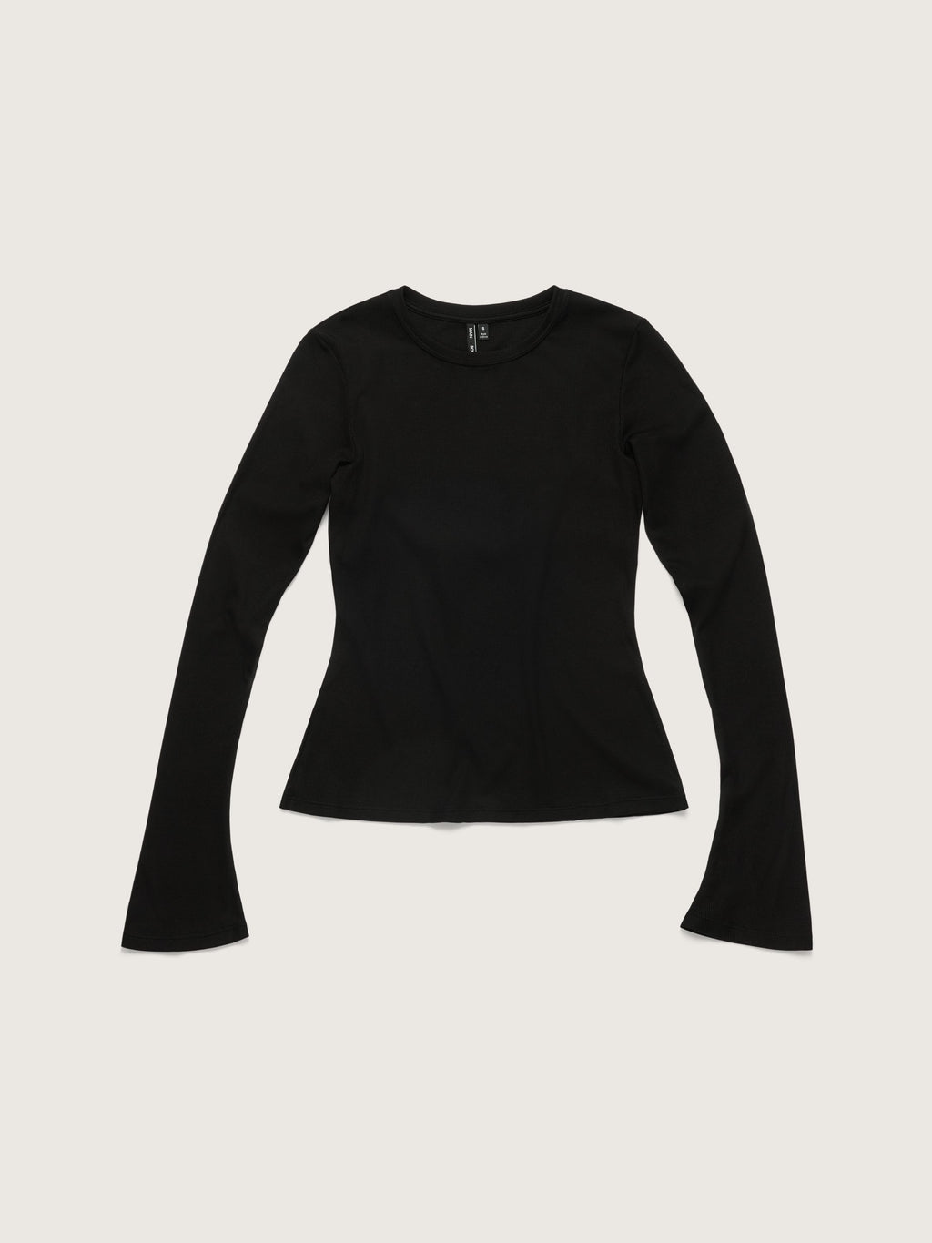 Ultrasoft Rib Long Sleeved Bra Top, Black