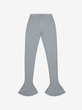 Ultrasoft Rib Kick Tights, Grey Melange