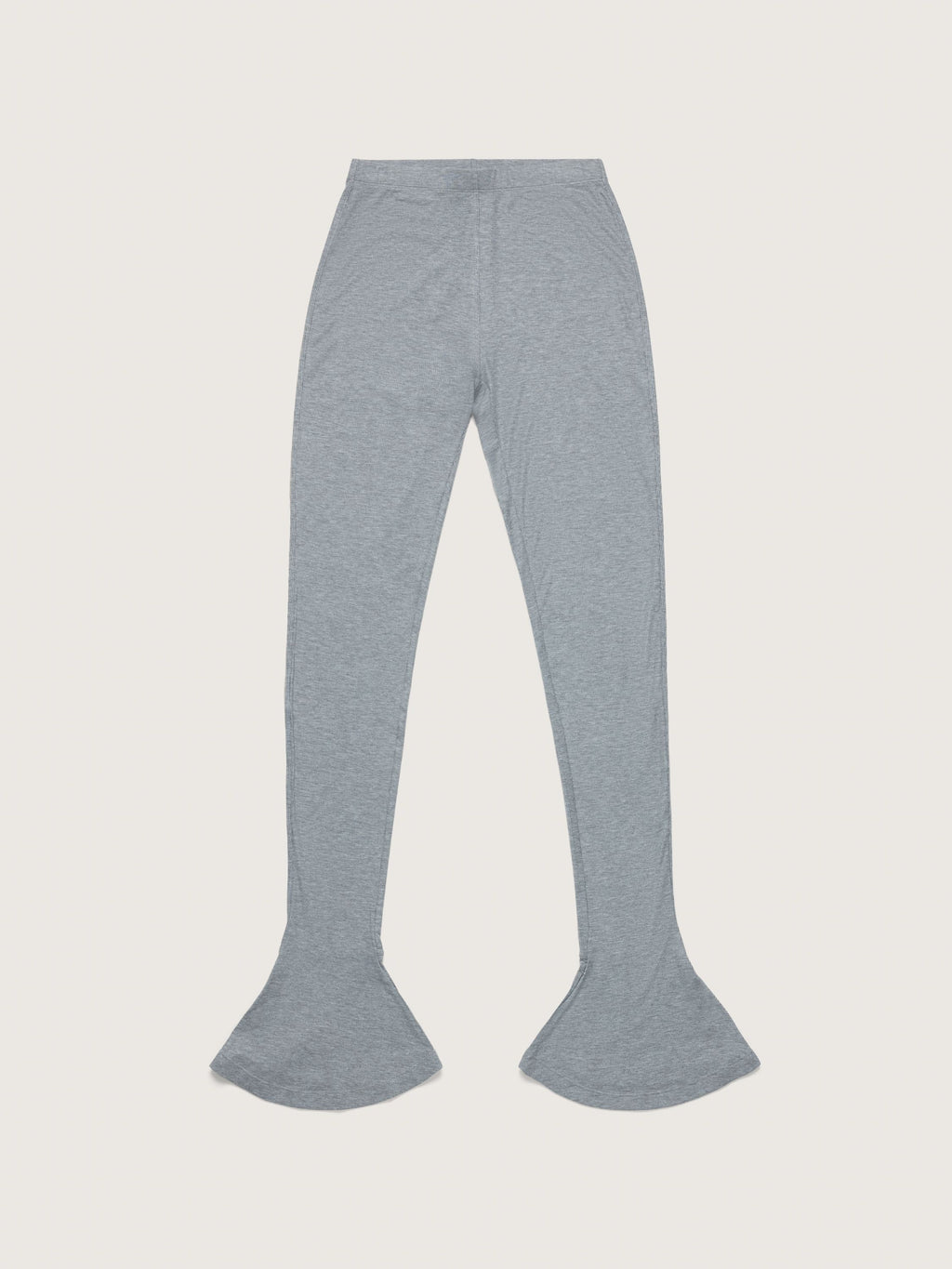 Ultrasoft Rib Kick Tights, Grey Melange