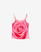 Sheer Stretch Camisole, Pink Rose